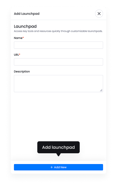 SSO Dashboard - Add Launchpad